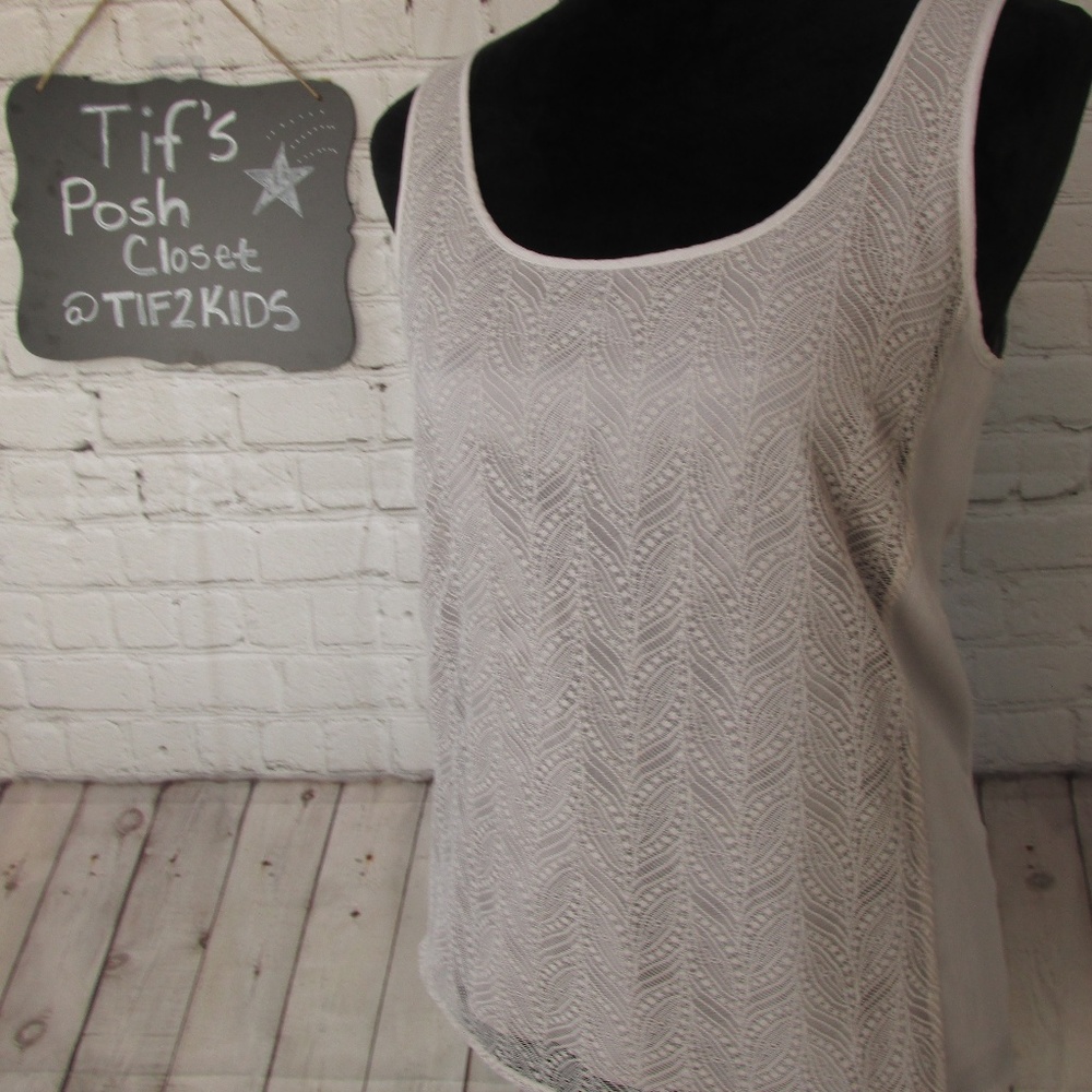 J. Crew Lace Lined Top Sz 0 E66